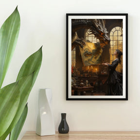 Diamond Painting - Drache und der Maler - SEOS Shop ®