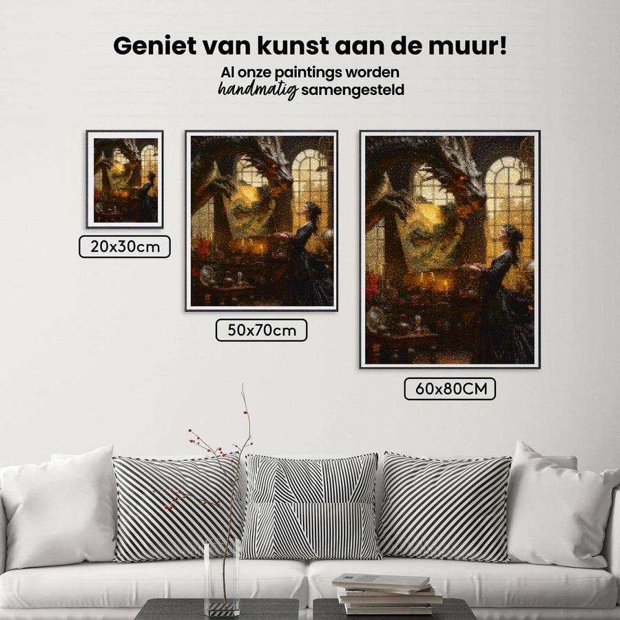 Diamond Painting - Drache und der Maler - SEOS Shop ®