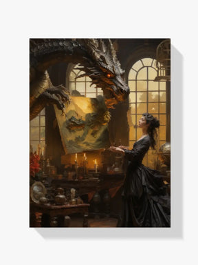 Diamond Painting - Drache und der Maler - SEOS Shop ®