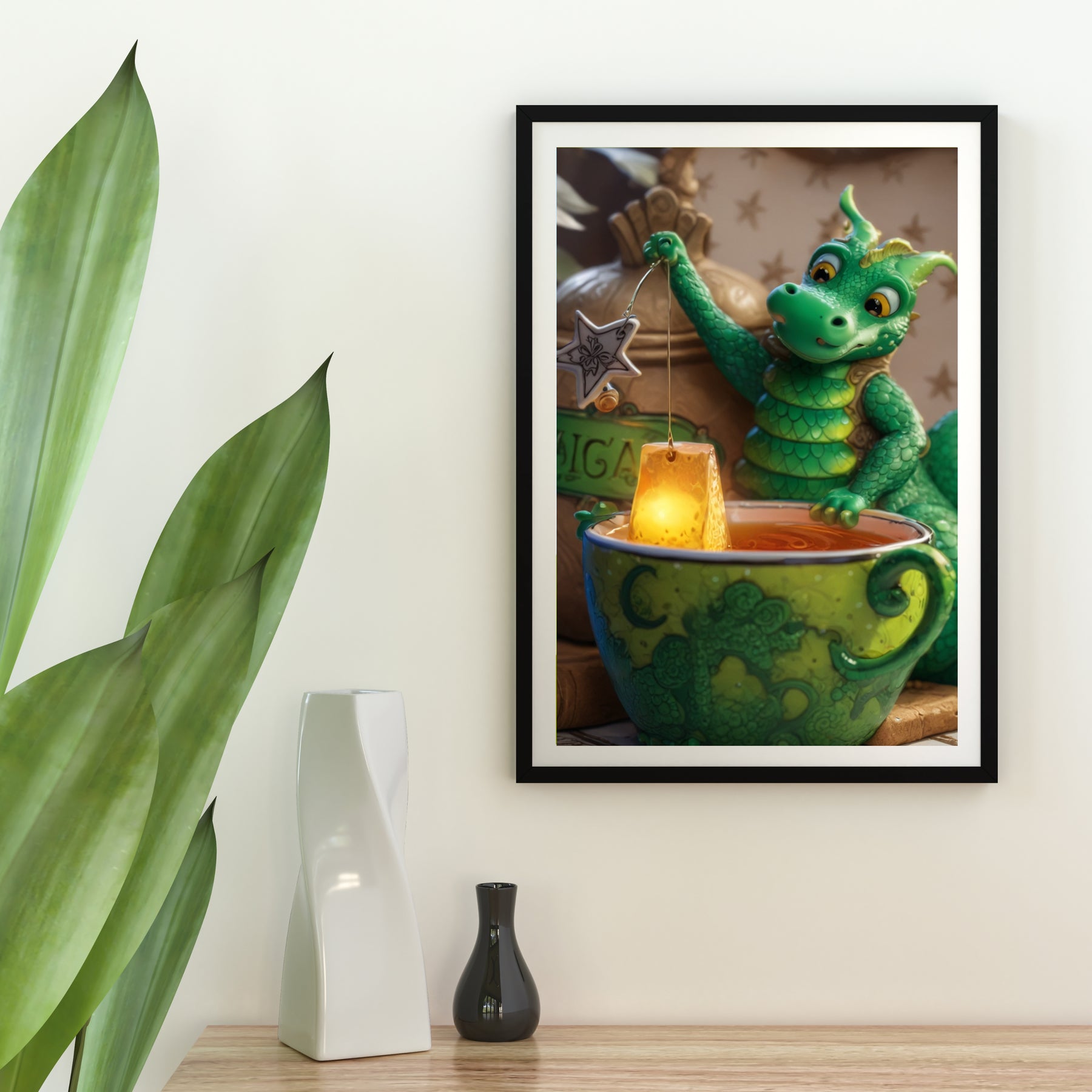 Diamantmalerei - Drachen-Teezeit - SEOS Shop ®