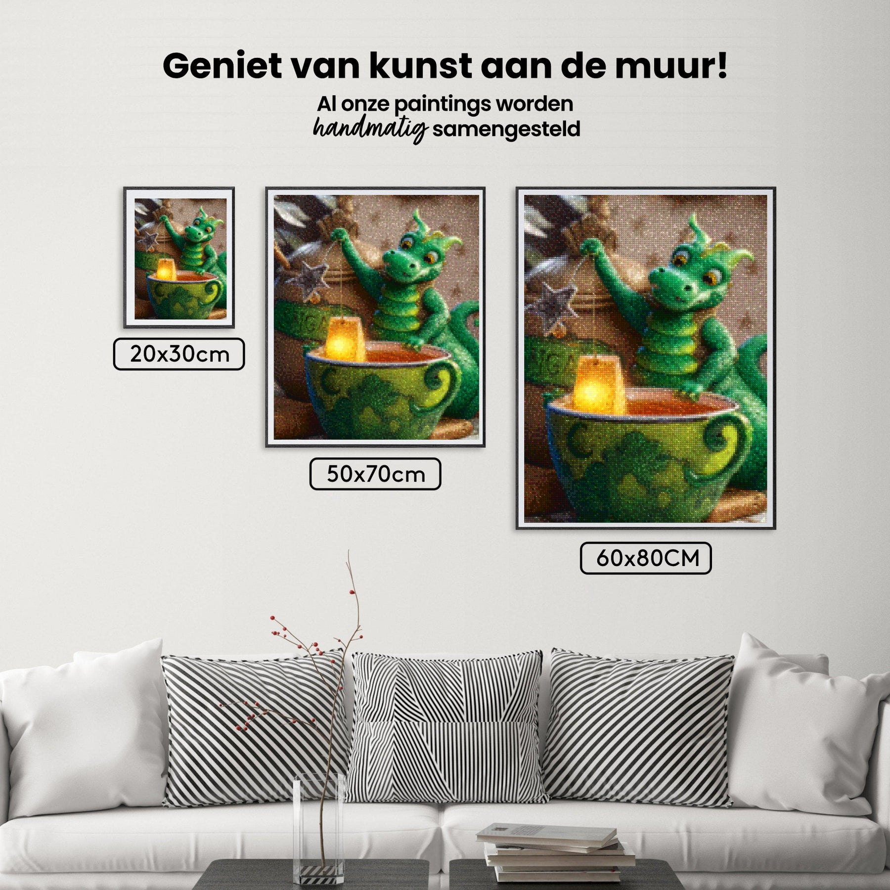 Diamantmalerei - Drachen-Teezeit - SEOS Shop ®