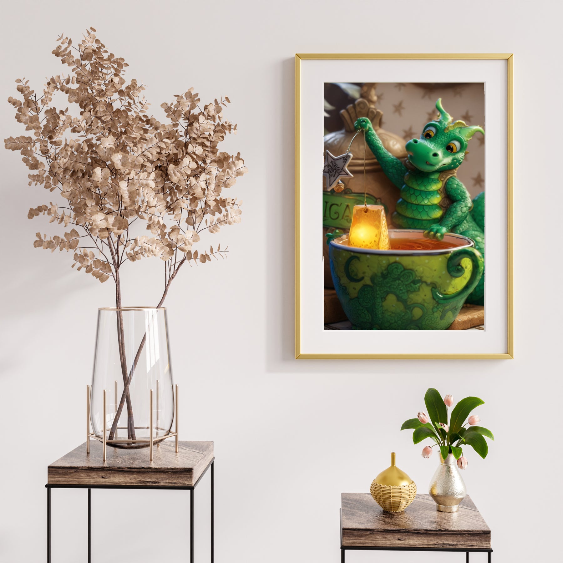 Diamantmalerei - Drachen-Teezeit - SEOS Shop ®