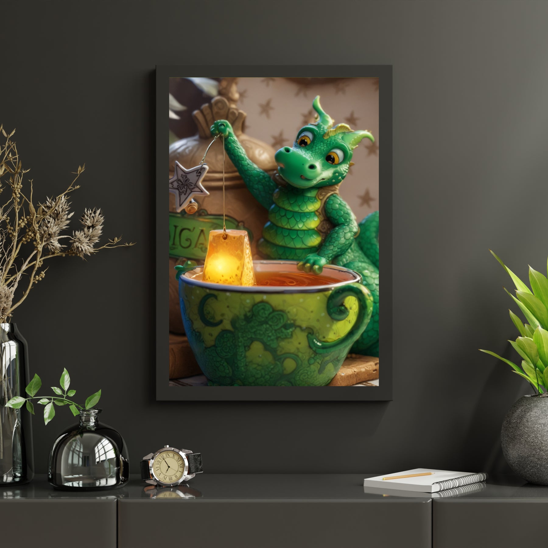 Diamantmalerei - Drachen-Teezeit - SEOS Shop ®