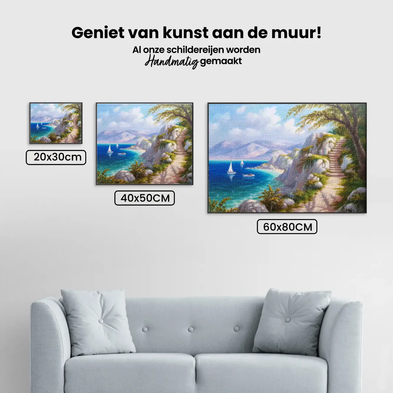 Diamantmalerei - Inselpfad