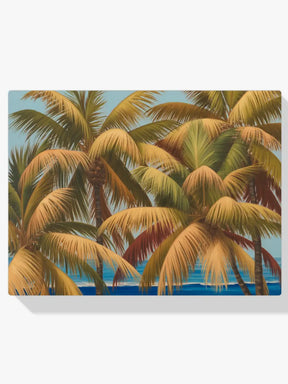 Diamantmalerei - Goldene Palmen