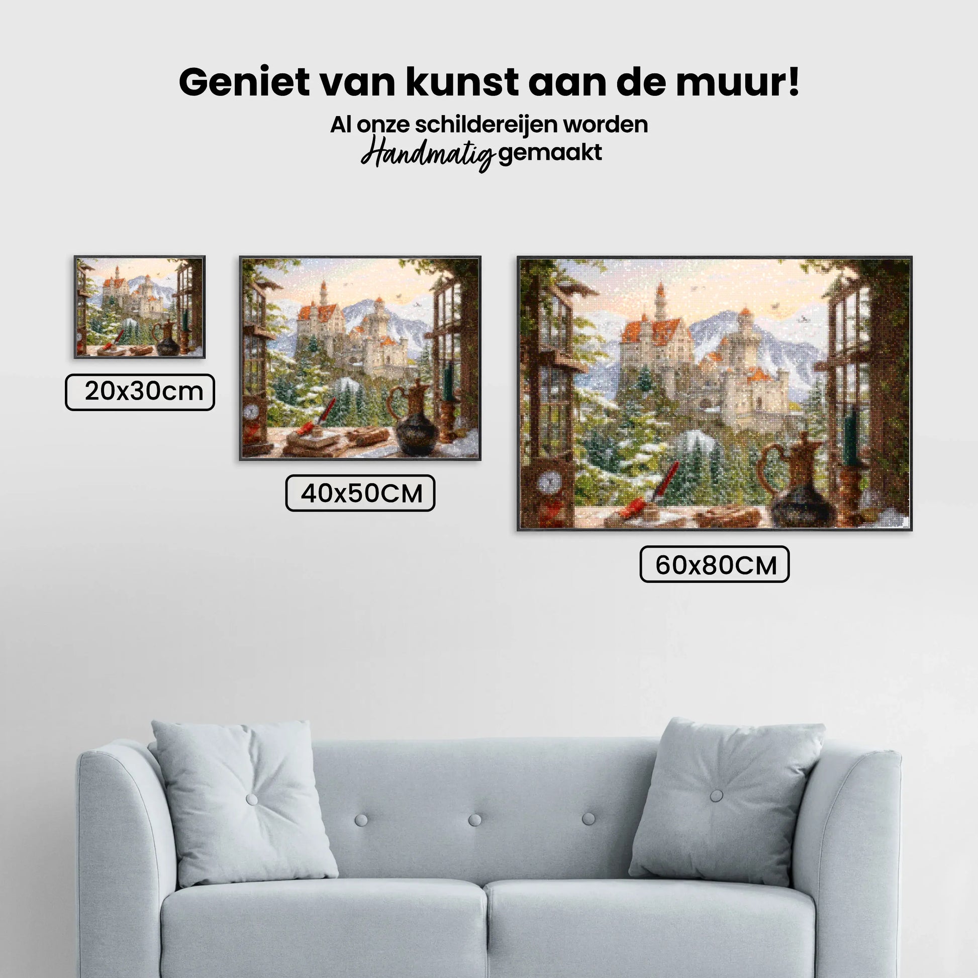 Diamantmalerei - Schloss auf dem Berg - SEOS Shop ®