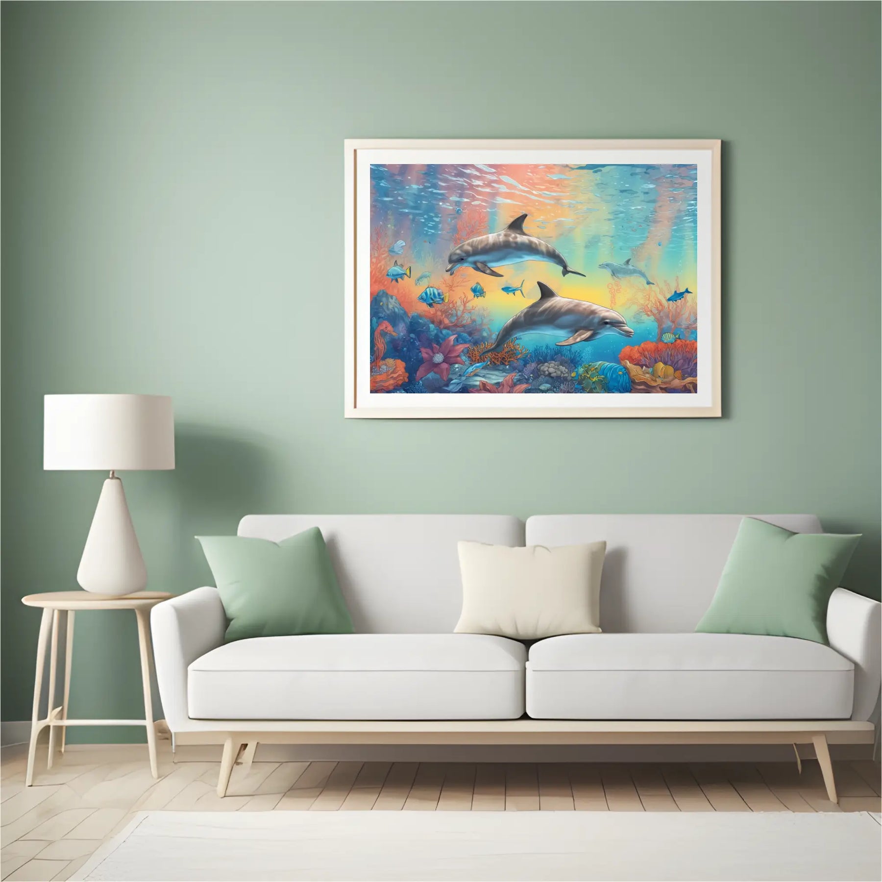 Diamantmalerei - Regenbogendelfine - SEOS Shop ®