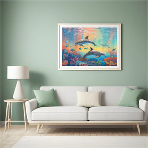 Diamantmalerei - Regenbogendelfine - SEOS Shop ®