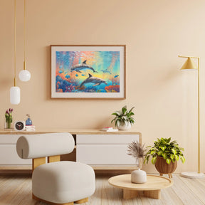 Diamantmalerei - Regenbogendelfine - SEOS Shop ®