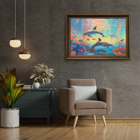 Diamantmalerei - Regenbogendelfine - SEOS Shop ®