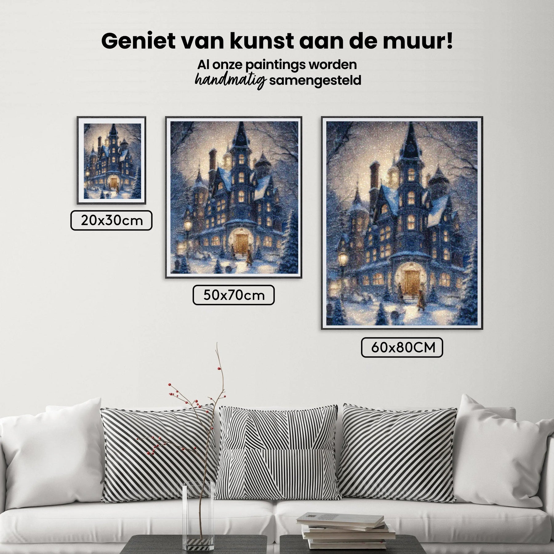 Diamond Painting - Winterliches Landhaus - SEOS Shop ®