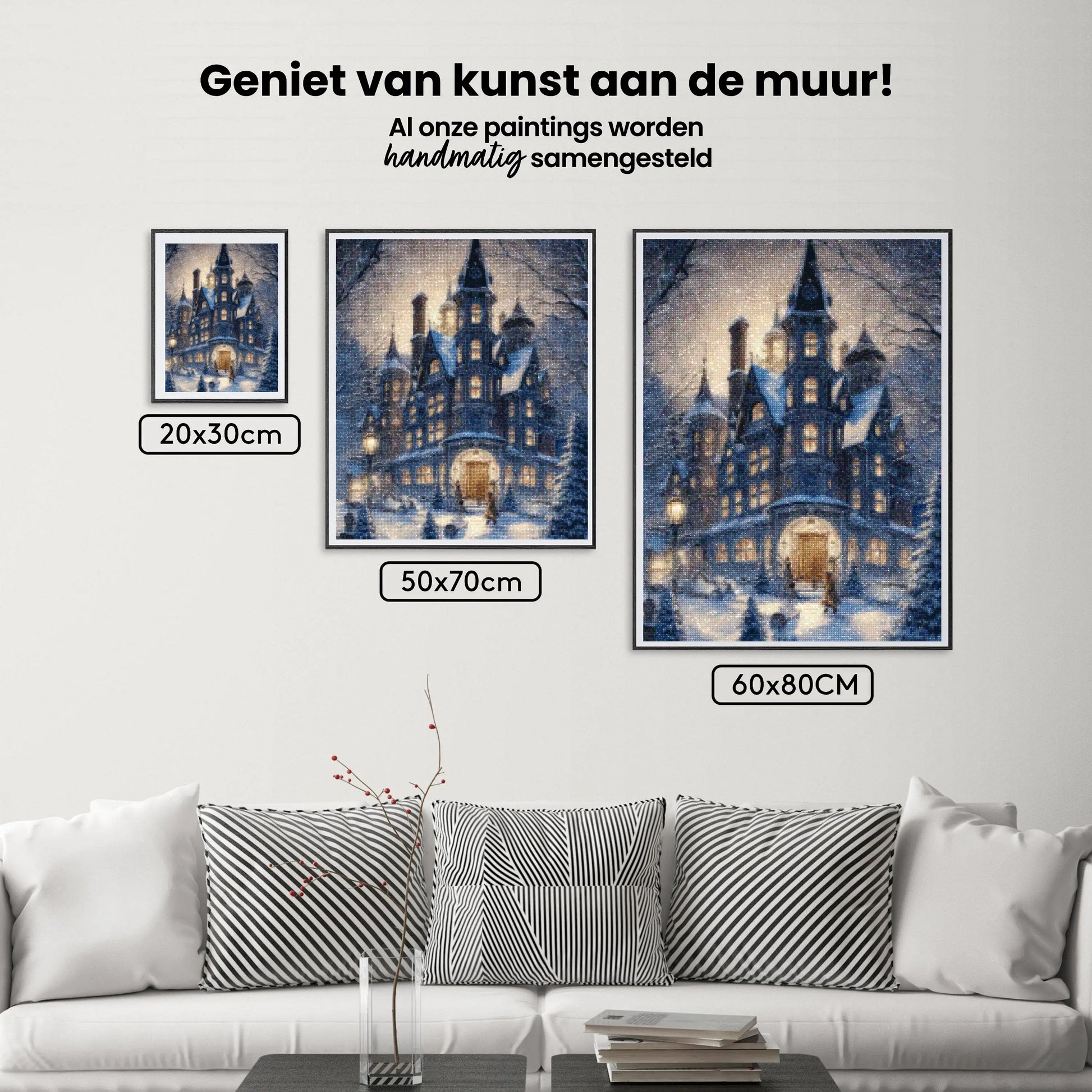 Diamond Painting - Winterliches Landhaus - SEOS Shop ®