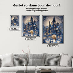 Diamond Painting - Winterliches Landhaus - SEOS Shop ®
