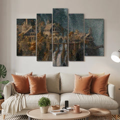 Diamond Painting Abgelegene Stadt 5 Teile