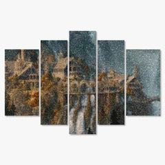 Diamond Painting Abgelegene Stadt 5 Teile