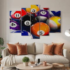 Diamond Painting Billardkugeln 5-teilig - SEOS Shop ®