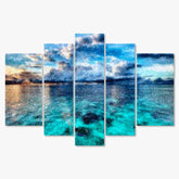 Diamantmalerei Blaues Meer 5-teilig - SEOS Shop ®