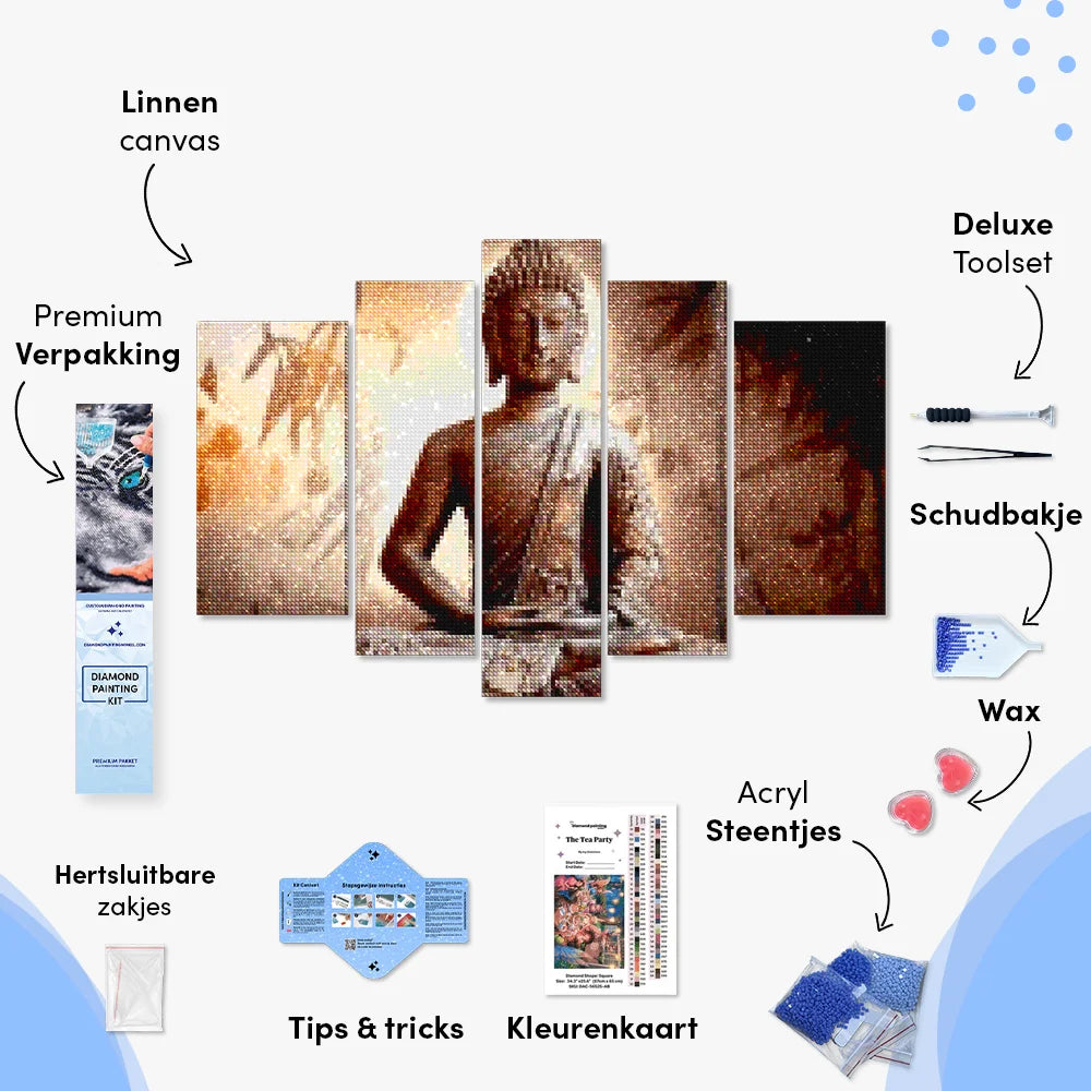 Diamond Painting Buddha 5 Teile - SEOS Shop ®