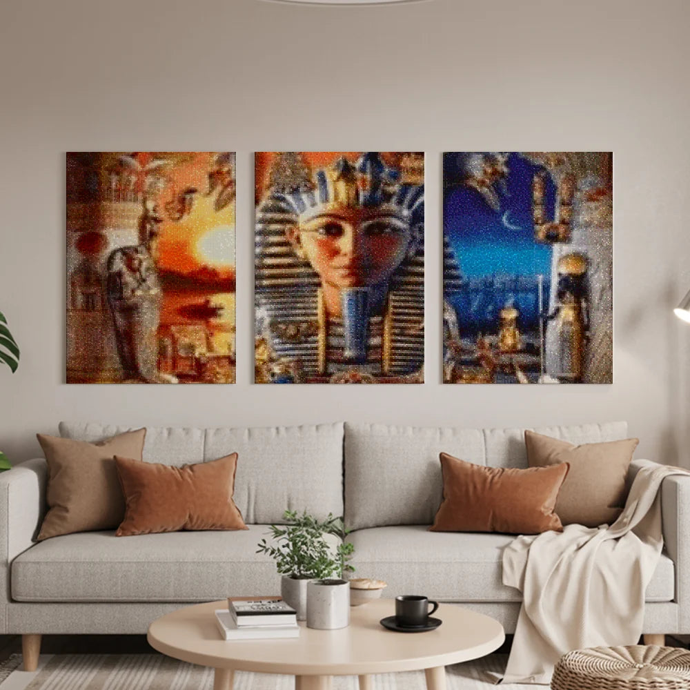 Diamond Painting Ägyptische Kleopatra 3-teilig - SEOS Shop ®