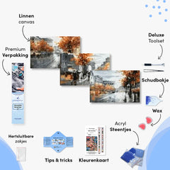 Diamond Painting London im Regen 3-teilig - SEOS Shop ®