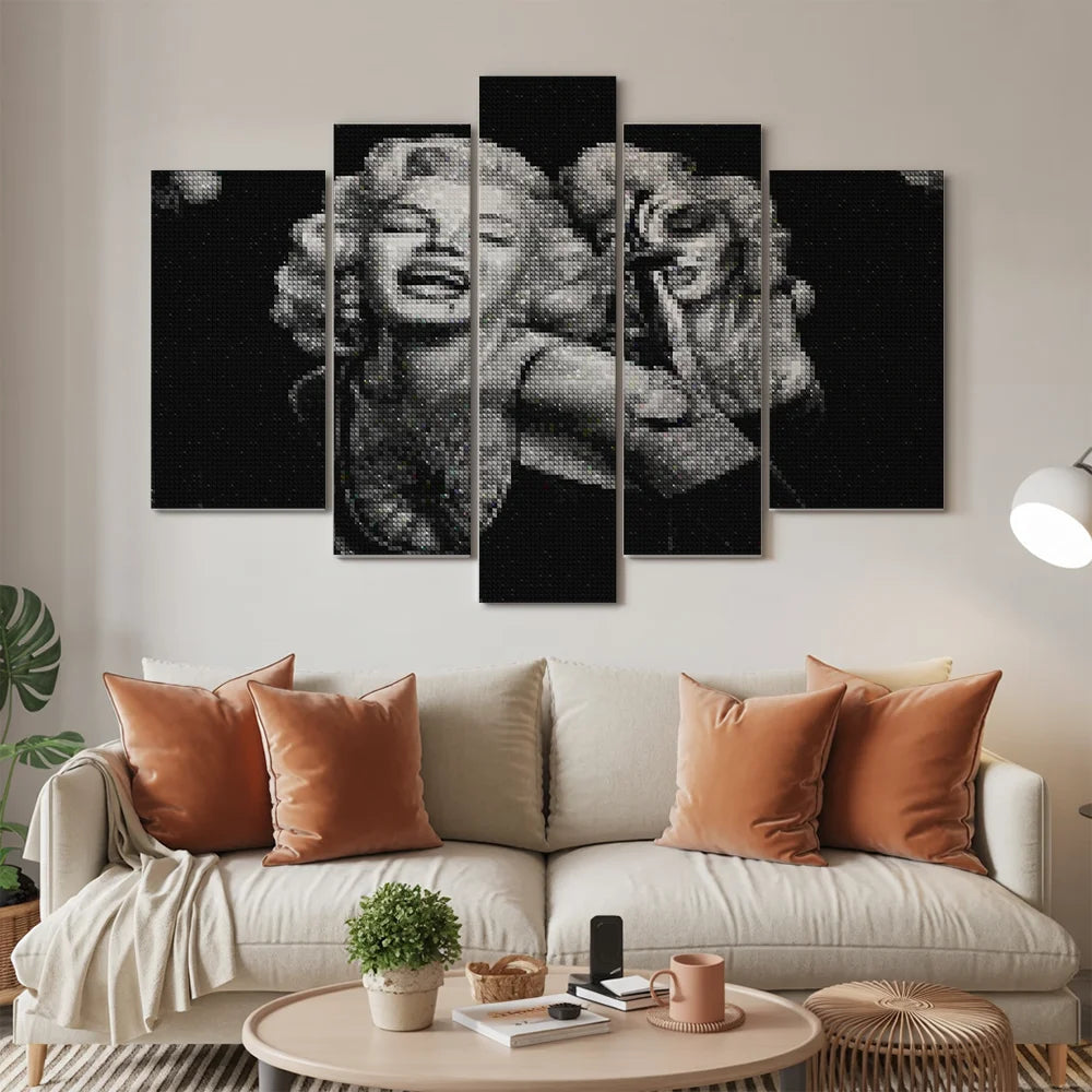 Diamantmalerei Marilyn Monroe 5 Tafeln - SEOS Shop ®