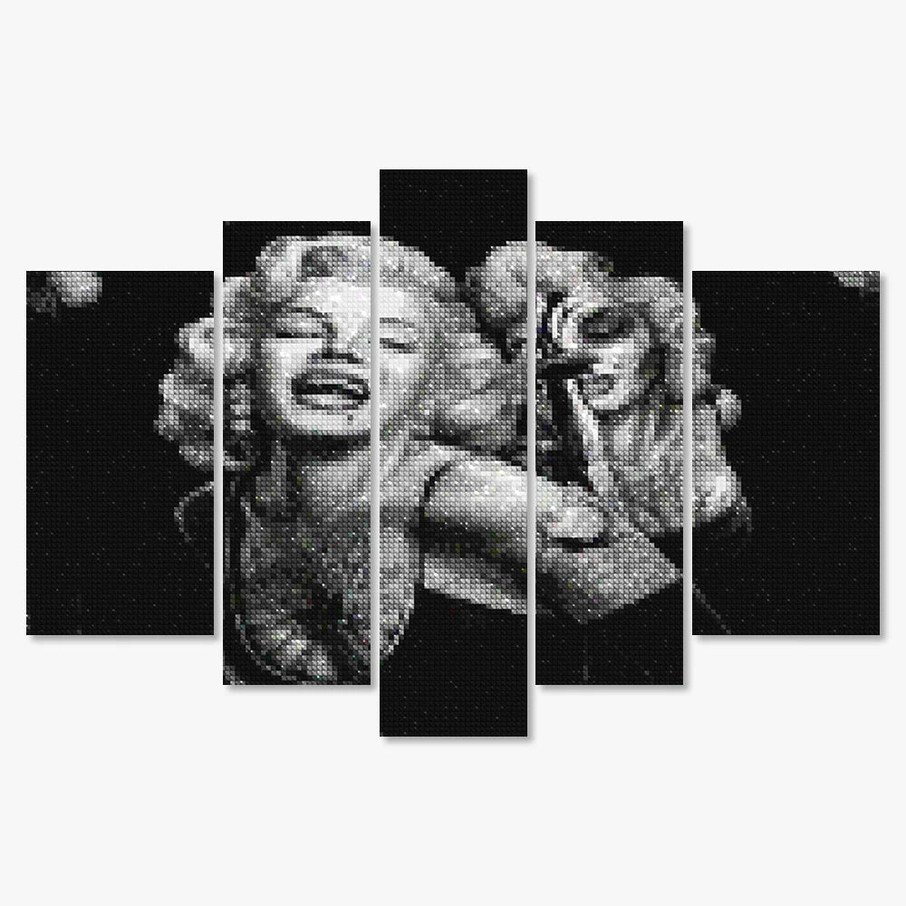 Diamantmalerei Marilyn Monroe 5 Tafeln - SEOS Shop ®