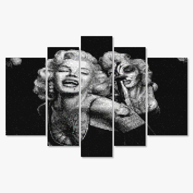 Diamantmalerei Marilyn Monroe 5 Tafeln - SEOS Shop ®