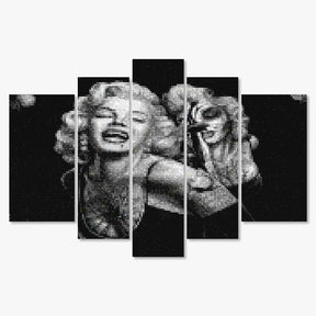 Diamantmalerei Marilyn Monroe 5 Tafeln - SEOS Shop ®