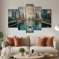 Diamond Painting Schöne Gebäude in der Stadt 5 Teile - SEOS Shop ®