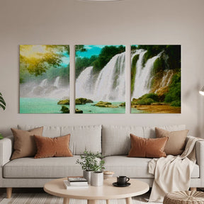 Diamond Painting Wunderschöner Wasserfall 3-teilig - SEOS Shop ®
