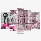 Diamond Painting Set Home Sweet Home Pink 5 Teile - SEOS Shop ®