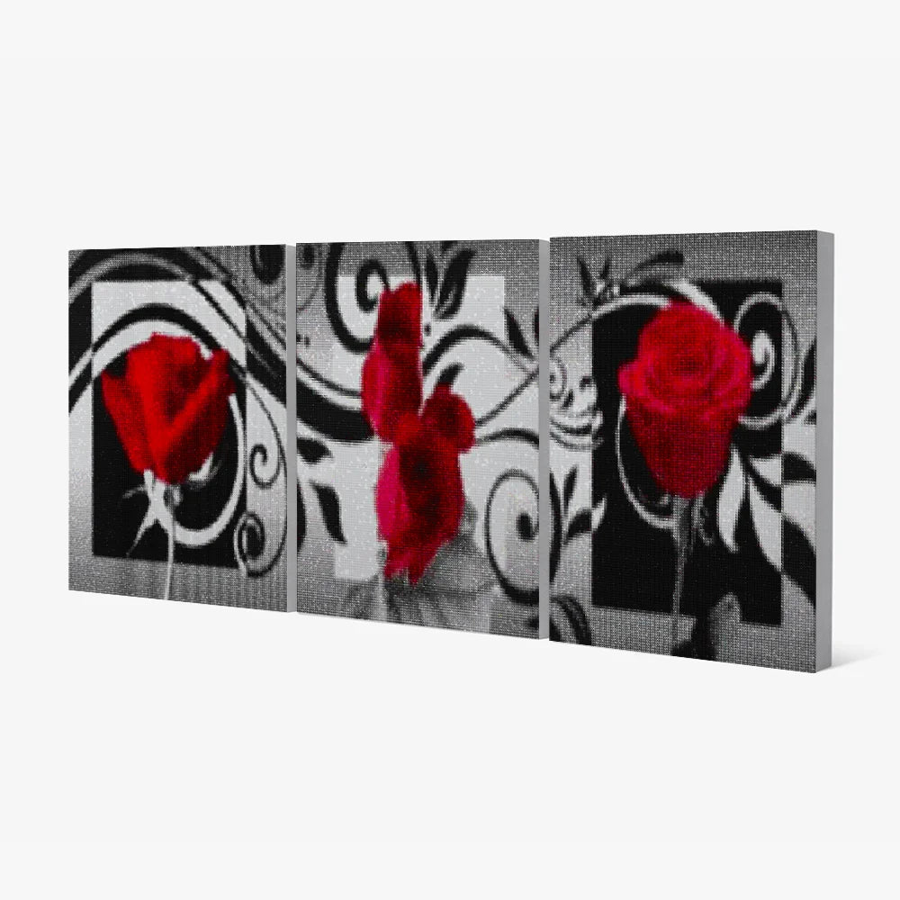 Diamond Painting Rote Rosen 3-teilig - SEOS Shop ®