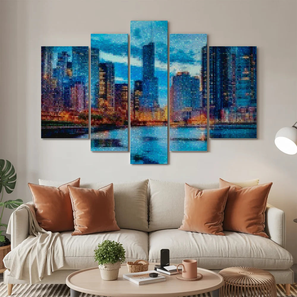 Diamond Painting Schöne Gebäude 5 Teile - SEOS Shop ®