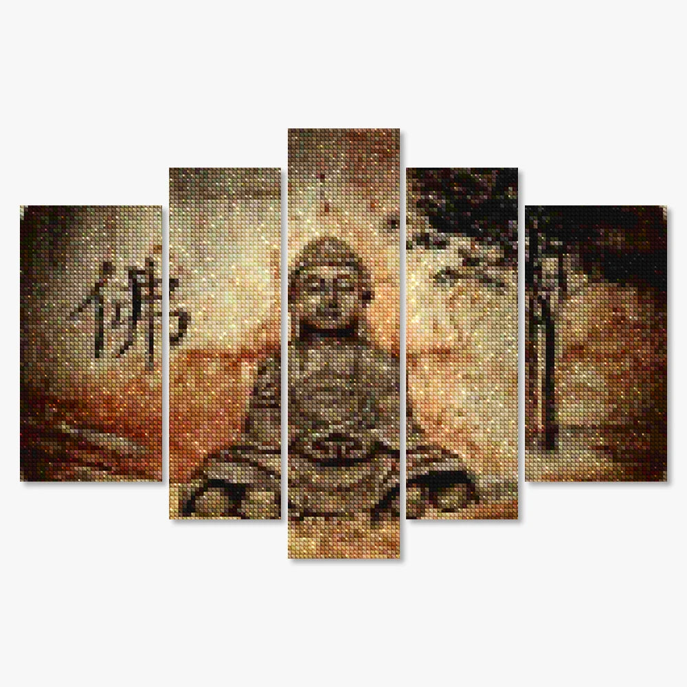 Diamond Painting Spiritueller Buddha 5-teilig - SEOS Shop ®