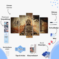 Diamond Painting Spiritueller Buddha 5-teilig - SEOS Shop ®