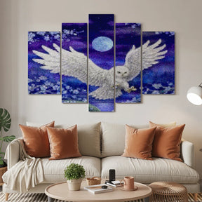 Diamond Painting Eule unter dem Mond 5-teilig - SEOS Shop ®