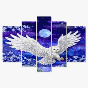 Diamond Painting Eule unter dem Mond 5-teilig - SEOS Shop ®