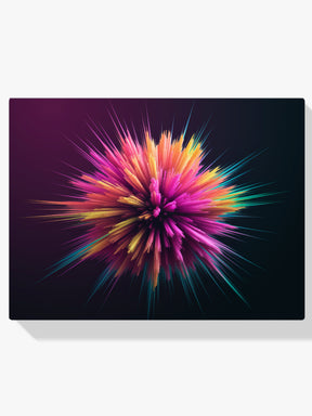 Diamantmalerei – Abstrakte kosmische Explosion mit leuchtenden Farben