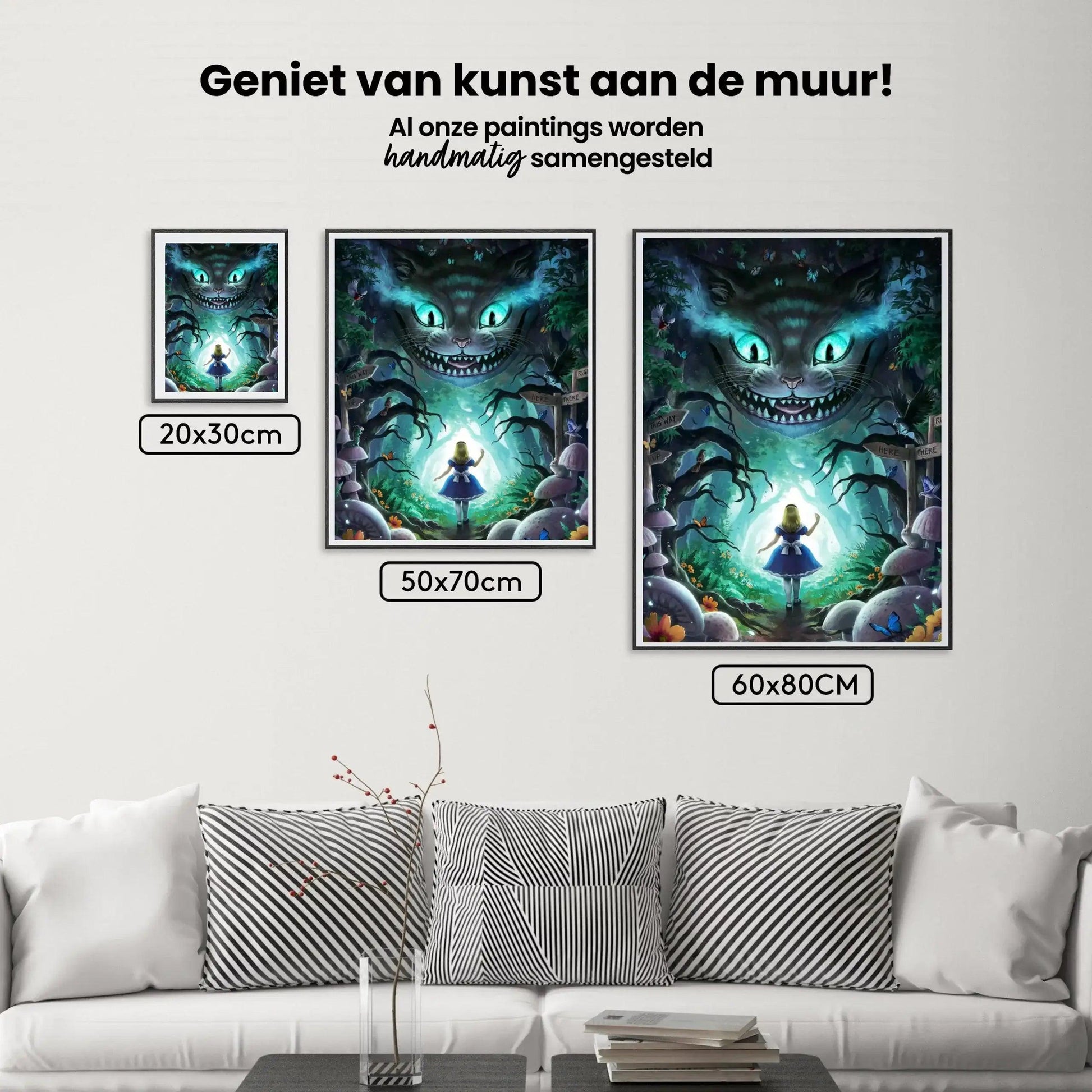 Diamantmalerei – Alice betritt das Wunderland