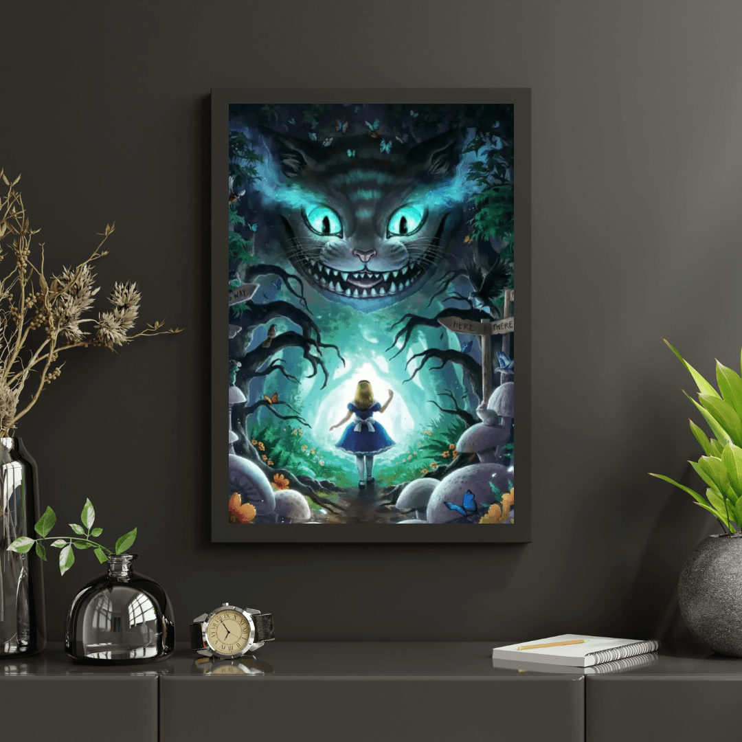 Diamantmalerei – Alice betritt das Wunderland
