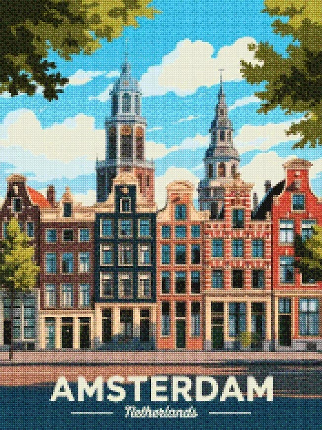 Diamantmalerei - Amsterdam, Niederlande