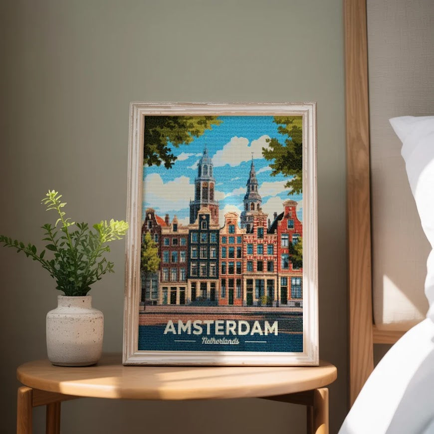 Diamantmalerei - Amsterdam, Niederlande