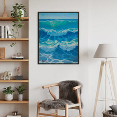 Diamantmalerei – Azurblaue Hitzewelle