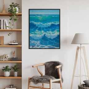 Diamantmalerei – Azurblaue Hitzewelle