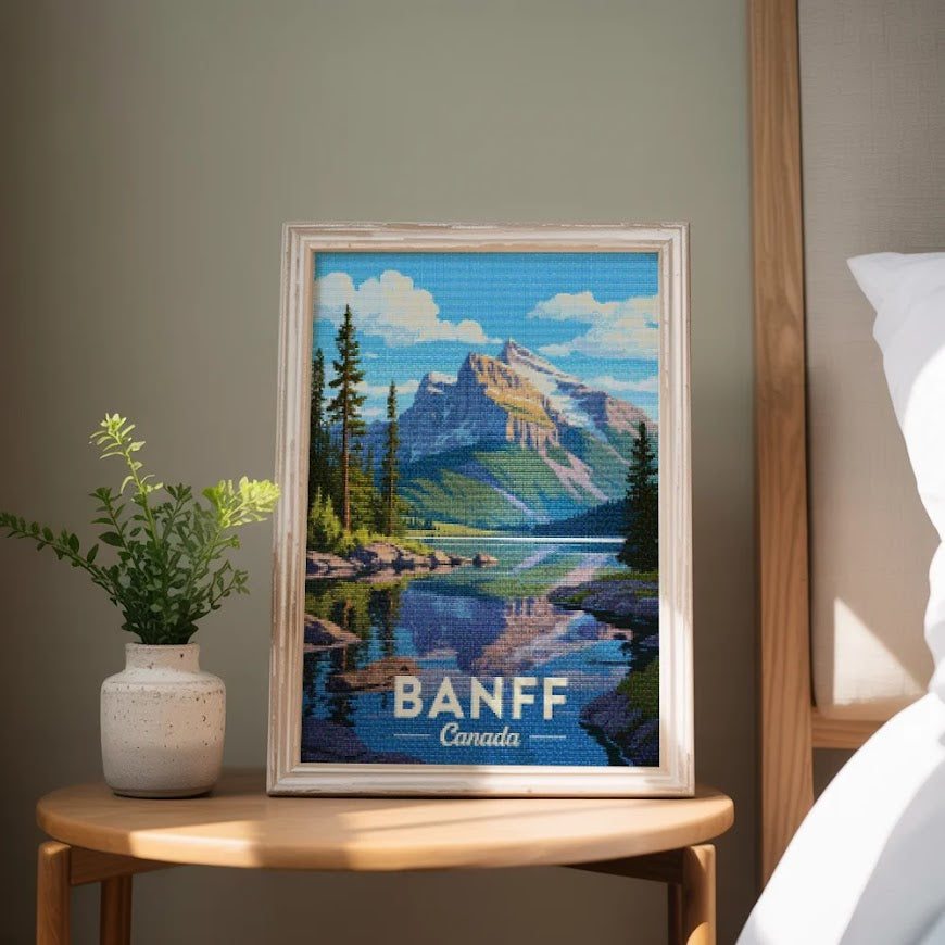 Diamantmalerei - Banff, Kanada