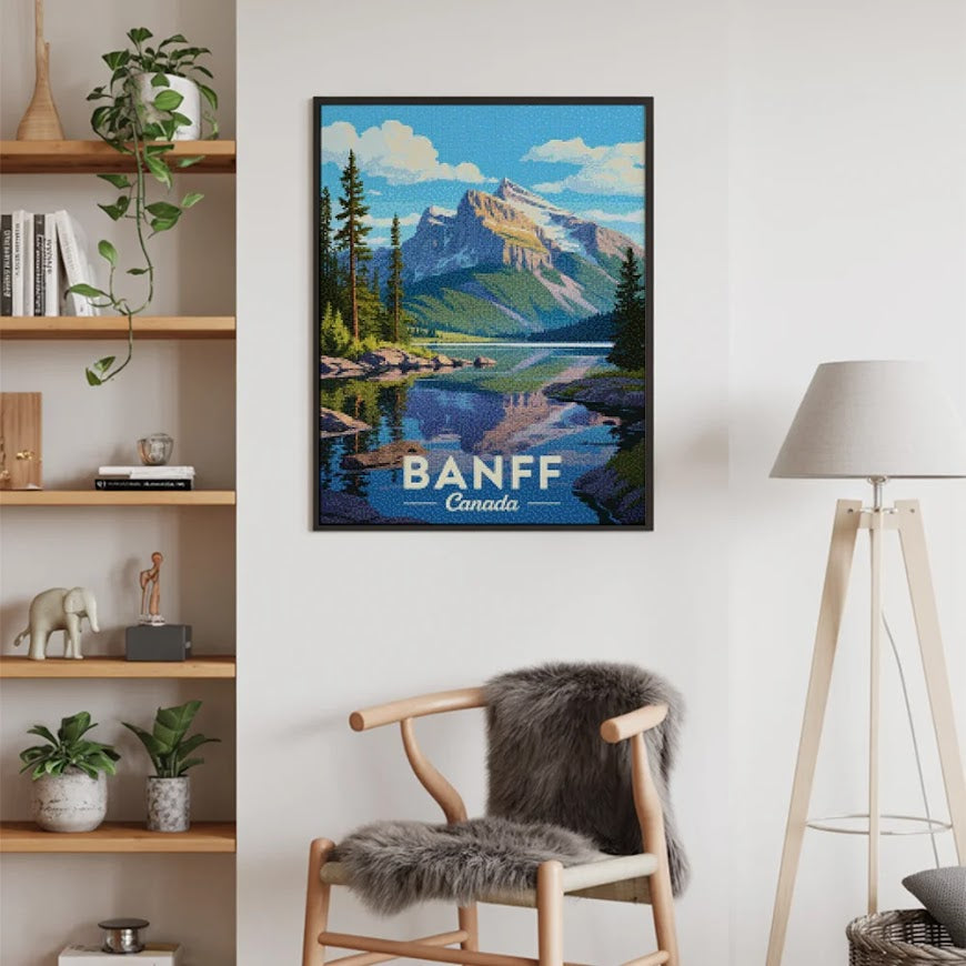 Diamantmalerei - Banff, Kanada