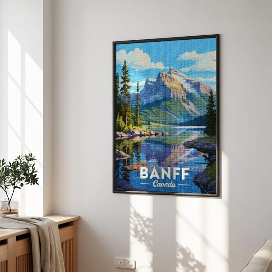 Diamantmalerei - Banff, Kanada