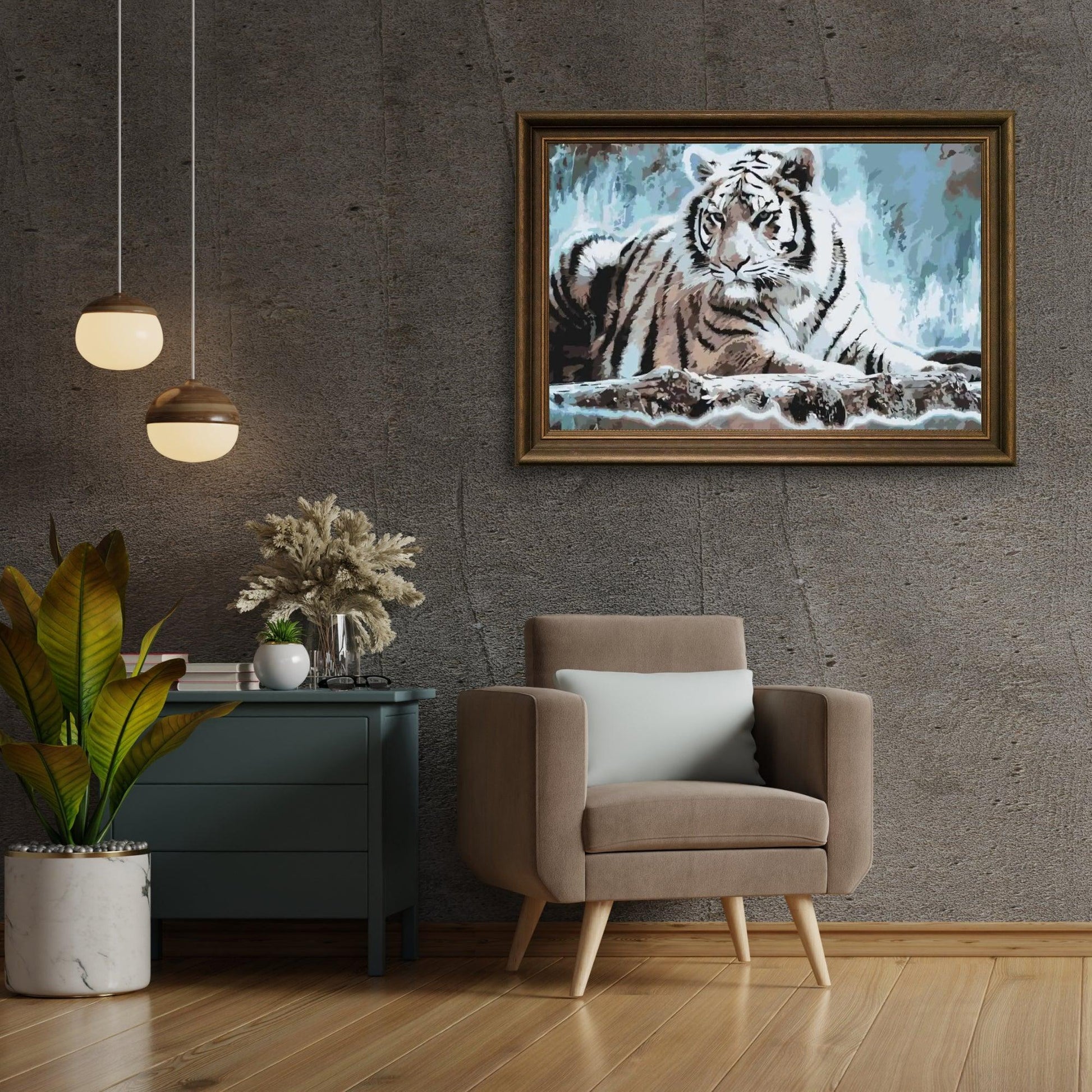 Diamantmalerei - Bengalischer Tiger - SEOS®