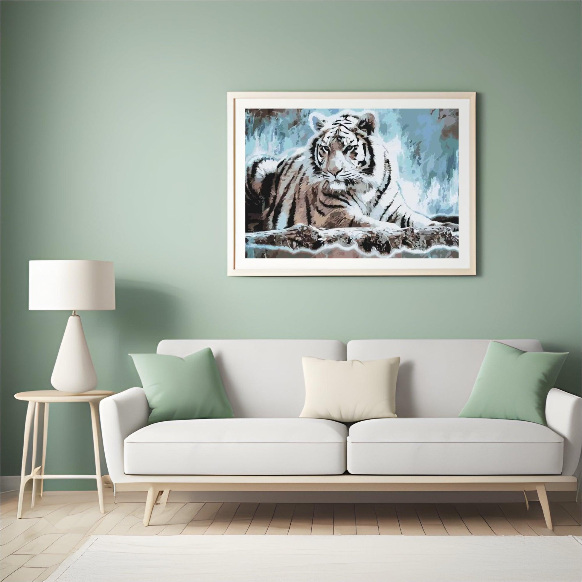 Diamantmalerei - Bengalischer Tiger - SEOS®