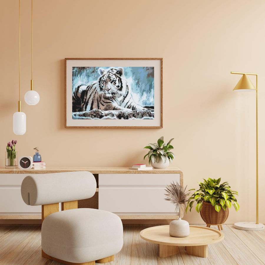 Diamantmalerei - Bengalischer Tiger - SEOS®